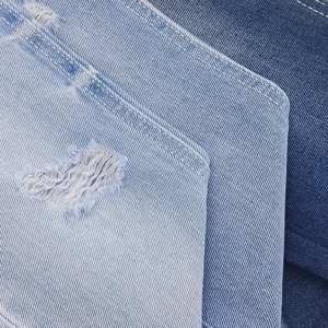 Heavyweight selvedge denim vải 10oz 80/20 Cotton Poly màu xanh dệt sợi ngang thân thiện với môi Wicking cho túi xách giày bọc cô gái' - Product Image 2