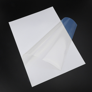 Film <span class=keywords><strong>transparent</strong></span> entièrement mat imperméable de qualité supérieure vinyle brillant <span class=keywords><strong>papier</strong></span> <span class=keywords><strong>autocollant</strong></span> auto-adhésif feuilles A4 <span class=keywords><strong>pour</strong></span> <span class=keywords><strong>imprimante</strong></span> à jet d'encre - Product Image 1