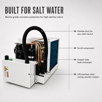 Climatiseur marin autonome en gros pour bateau et yacht 36000 BTU avec moteur AC et réfrigérant R410a 220V 50Hz OEM ODM