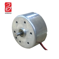 Motor Getar Listrik Mikro DC Donghui DRF-300CA Kecil 24.4mm 3V RF 500Hz 2100RPM Torsi 10g.cm
