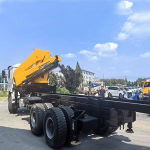 เครนรถบรรทุกพับได้3ส่วนเครนติดตั้งบนรถบรรทุกควบคุมระยะไกล3.2ตัน - Product Image 3