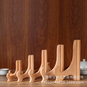 Estante de madera para pasteles de té, diseño minimalista, tipo vertical, para exhibir en la sala de estar - Product Image 4