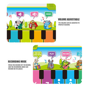 Tapis de jeu musical électronique pour enfants avec clavier de piano, tapis de danse tactile, tapis de jeu éducatif précoce pour tout-petits, jouets cadeaux - Product Image 4