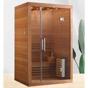 Popular Portable Steam Wooden Weat Barrel indoor Sauna Importer Infred Sauna 4 Person indoor infrared sauna room