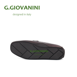 <span class=keywords><strong>Mocasines</strong></span> de Cuero a Cuadros Color Borgoña para <span class=keywords><strong>Hombre</strong></span>, <span class=keywords><strong>Mocasines</strong></span> Casuales con Hebilla Metálica de Diseño, Zapatos Planos Cómodos para Conducir con Plantilla Naranja - Product Image 6