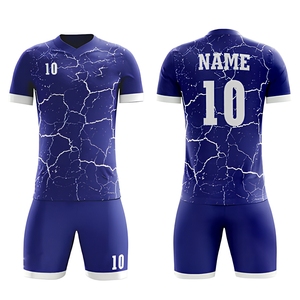 Ensemble complet d'uniformes de football, tissu sublimé respirant à séchage rapide, unisexe, logo personnalisé professionnel, OEM ODM, vente en gros - Product Image 3