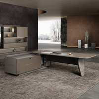 Mobilier de bureau moderne et luxueux, gestionnaire, chef de la direction, table d'ordinateur pour bureau personnel