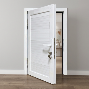 Puerta Abatible de PVC Hoffen Moderna, Insonorizada e Impermeable, 81x205, Aislamiento Térmico, para Exteriores, Hoteles, Hospitales, Centros Comerciales, Almacenes - Product Image 3