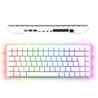 Mini-ordinateur Raspberry Pi 500+ avec clavier mécanique, 16 Go de RAM, SSD NVMe 256 Go, rétroéclairage RVB pour le développement IA et l'éducation