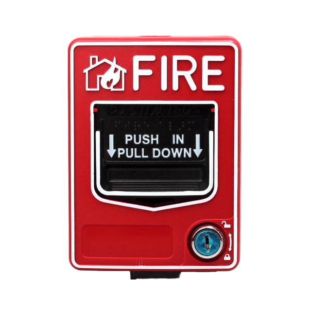 ABS Pull Station Push in Pull Down Manual Call Point for Fire Alarm System