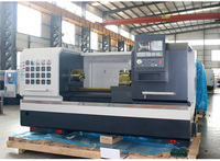 Torno CNC Horizontal CK6160 con Control Fanuc/GSK, Motor de Alta Calidad, Hidráulico, Automático, de un Solo Husillo, Cama Plana, de Servicio Pesado