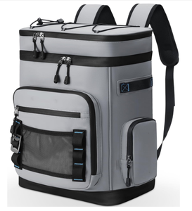 Ba lô giữ nhiệt chống thấm nước, cách nhiệt, chống rò rỉ, giữ nhiệt, dùng để giao đồ ăn, đựng rượu, dã ngoại, tái sử dụng, di động, cắm trại - Product Image 1