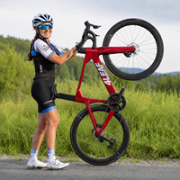 Bicicleta de Carretera 4LEAF 2026 de Fibra de Carbono 700C, 24 Velocidades, Frenos de Disco Hidráulicos, Bicicleta Completa