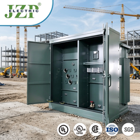 Transformateur triphasé monté sur socle, rempli d'huile minérale, certifié JZP CSA ANSI 75 112.5 150 225 kVA, pour réseau résidentiel