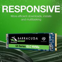 Baru untuk Q5 ZP500CV3A001 500GB Internal SSD M.2 NVMe PCIe Gen3x4 3D QLC 2.5" Metal Plastik Desktop 4200 RPM 2400/1800 MB/s