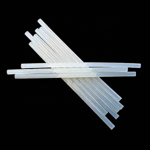 Factory Direct Sell 7mm 11mm Translucent White Silicone Hot Melt Sticks For Glue Gun