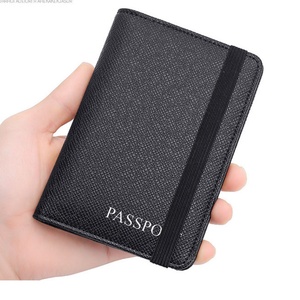 Cartera de Viaje de Moda para Hombre, con Forro de Poliéster, Personalizada con Bloqueo RFID, con Compartimento para Pasaportes Familiares - Product Image 1