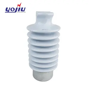 Isolador de linha isolante de fábrica, porcelana de alta tensão composto 33kv postagem isoladores