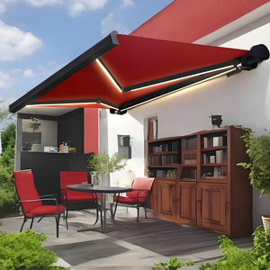 Auvent rétractable <span class=keywords><strong>motorisé</strong></span> 3M à cassette complète, en aluminium, imperméable, anti-UV, de luxe, pour balcon, patio, jardin, extérieur, directement de l'usine - Product Image 6