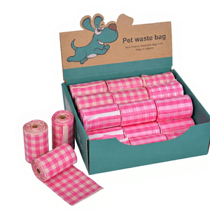 Bolsas Compostables para Excremento de Perro, a Prueba de Fugas, Marca Privada, Rollo de Bolsas para Desechos de Mascotas, para Pasear Perros, Distribución al por Mayor - Product Image 1