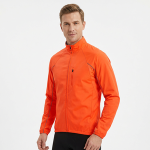 Chaqueta de Ciclismo WOSAWE Unisex Reflectante, Transpirable, Cortavientos, Ligera, 100% Poliéster, para Correr y Andar en Bicicleta - Product Image 1