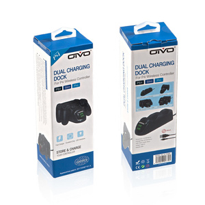 SYY kablosuz oyun Joystick şarj doku denetleyici USB çift şarj standı <span class=keywords><strong>PS4</strong></span> ince Pro oyun aksesuarları için - Product Image 6