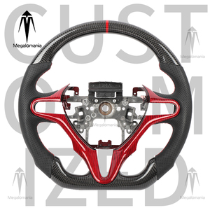พวงมาลัยคาร์บอนไฟเบอร์สำหรับ <span class=keywords><strong>Honda</strong></span> Accord <span class=keywords><strong>Civic</strong></span> Fit Spiro CRZ Type-R FK8 Insight Type R GK5 S2000 รุ่นที่ 10 - Product Image 2