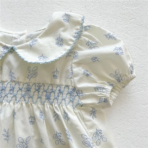 Conjunto de Ropa para Bebés Niñas, Vestido de Flores + Pantalones Cortos, Ropa de Verano para Bebés Recién Nacidas, Traje de Ropa para Bebés - Product Image 4