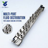 Bloc de distribution multi-sorties en acier inoxydable YUBO pour la distribution d'eau et l'assemblage de lignes de refroidissement