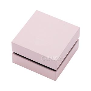 Customized Paper Cardboard Cover Jewelry Packaging Box Gift <b>Boxes</b> Necklace Earring Bracelet <b>Ring</b> Jewelry Box - Product Image 1