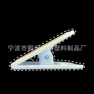 Bamboo Faced Plastic Memo Clip 9x5.7x2.5cm Customizable For Receipts Studies Journals Snacks - Product Image 3