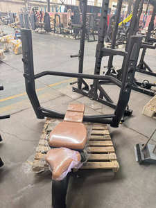 Banco de Pesas Plano de Grado Comercial, Banco de Pesas de Acero Resistente para Gimnasio, Centro de Fitness, Entrenamiento de Fuerza - Product Image 5