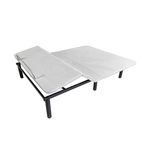 เตียงไฟฟ้าอัจฉริยะพร้อมโคมไฟข้างเตียงขนาดคิงไซส์ฐานสูงปรับได้ - Product Image 5