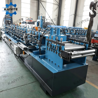 Ligne de production de profilés en acier galvanisé à prix d'usine, machine de fabrication de poutrelles en acier C et Z à réglage automatique
