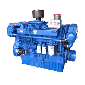 Motor de barco marinho Yuchai série YC6TD de 6 cilindros 240HP 300hp 350hp 450hp para rebocador de pesca