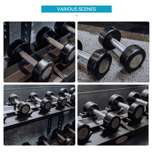 Hersteller Maßgefertigte Fitness-Hanteln aus Urethan für Fitnessstudios 5-120 Pfund TPU-Hanteln 2-60 kg Körpertraining - Product Image 5