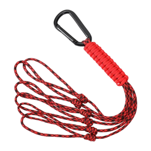 Sangle de rangement portable en paracorde tressée à 7 brins avec boucle métallique pour équipement de camping et de randonnée en extérieur - Product Image 5
