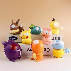 Le più recenti Action Figure impostate adorabili cartoni animati Gengar Eevee Design Action Figure decorative per auto decorazioni per torte - Product Image 5