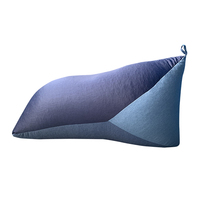 Lazy Bean Bag Sofa Outdoor Wasserdichter Sitzsack Neuer Bunter Dreieckiger Komfortabler Boden-Strand-Sitzsack Gewebter Therapie-Sitzsack