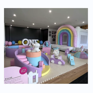 आउटडोर सॉफ्ट प्ले रेंटल उपकरण, बच्चों के लिए बाउंस हाउस पार्टी, सॉफ्ट प्ले बॉल पिट फोम ब्लॉक, बड़े नरम मूर्तिकला वाले फोम क्षेत्र - Product Image 5