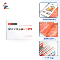Impression personnalisée de brochures et de manuels avec reliure agrafée sur papier kraft/offset pour les besoins professionnels