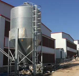 2023 Silos de armazenamento de grãos 40T Produto quente Novo MUHE Aço e galvanizado para fazendas