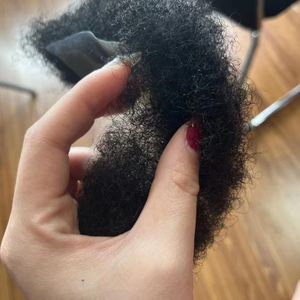 Vente en gros, 100% cheveux humains, ligne de cheveux, maquillage réaliste, <span class=keywords><strong>barbe</strong></span> de personnalité, 4mm PU, <span class=keywords><strong>barbe</strong></span> <span class=keywords><strong>Afro</strong></span> pour hommes noirs - Product Image 2