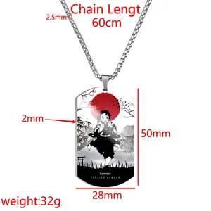 Ожерелье из нержавеющей стали с гравировкой - Product Image 6