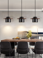 Salle à manger Chambre Décoratif Béton Lumières Lustres Noir Travertin Pendentif Lumière E27 Support de Lampe Suspension