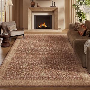 Tapis d'intérieur en velours cristal <span class=keywords><strong>lourd</strong></span>, lavable, facile à nettoyer, résistant à l'usure, antidérapant, avec motif abstrait pour salon - Product Image 1