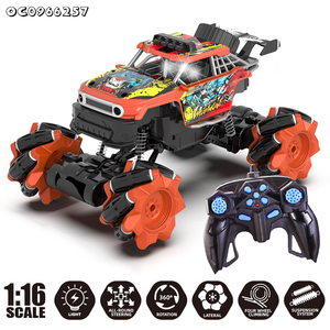 รถดริฟท์บังคับวิทยุสำหรับเด็กและเด็กผู้หญิงรุ่น1:<span class=keywords><strong>16</strong></span>รถดริฟท์บังคับวิทยุ11ช่องสำหรับทุกพื้นที่ - Product Image 3