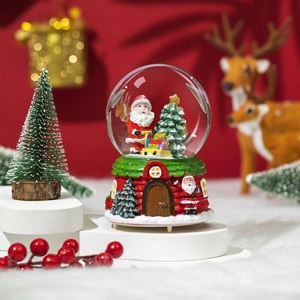 Bola de Nieve Navideña Personalizada, Globo de Cristal con Agua, Adornos de Bolas de Nieve de Cristal, Color Arcoíris, 8x8x8cm, Decoración Navideña para Interiores - Product Image 6