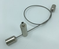 Kit de accesorios de iluminación LED, Cable de techo de suspensión, varillas de alambre de acero colgantes para TV por cable, Internet satelital, incluye soldadura
