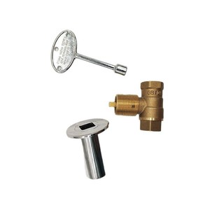 Full Copper Ball Valve 1 In <b>Threaded</b> With Key <b>Lock</b> For Water Normal Temperature Operation - Product Image 2